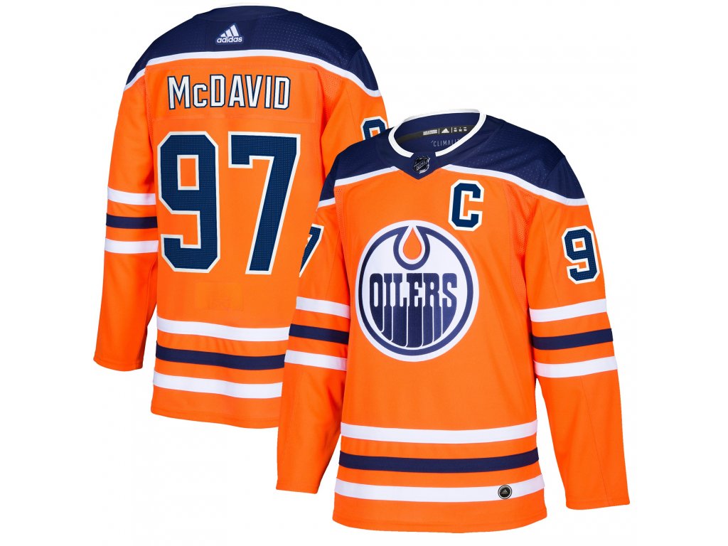 adidas Edmonton Oilers Connor McDavid #97 ADIZERO Home Authentic Jersey