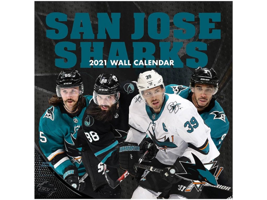 Kalendář San Jose Sharks 2021 Wall Calendar FandaNHL.cz