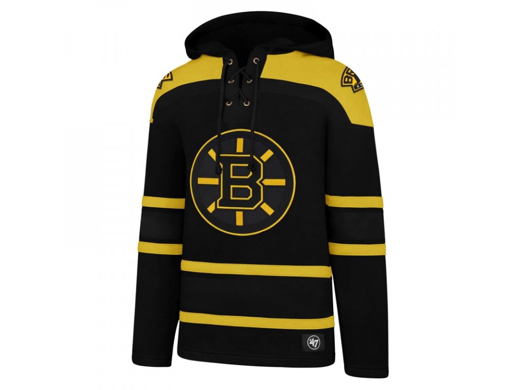 Mikina Boston Bruins Superior Lacer Hood - Fanda-NHL.cz