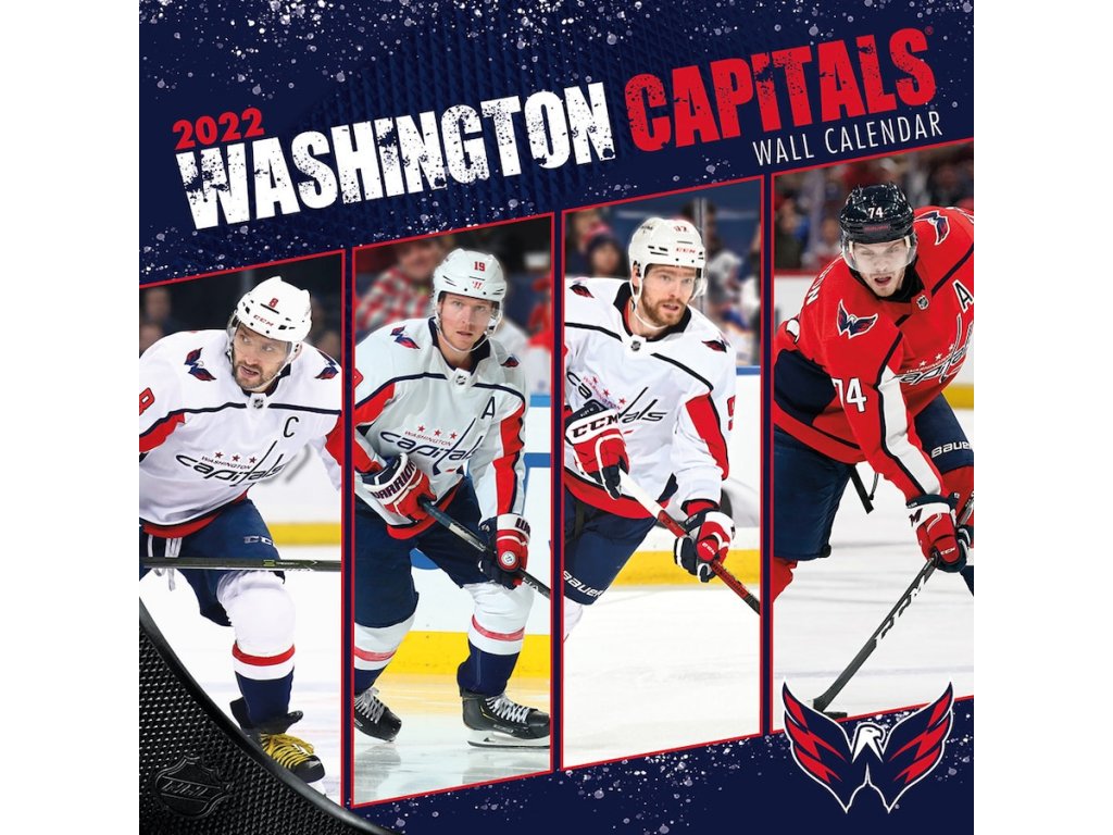 Kalendář Washington Capitals 2022 Wall Calendar FandaNHL.cz