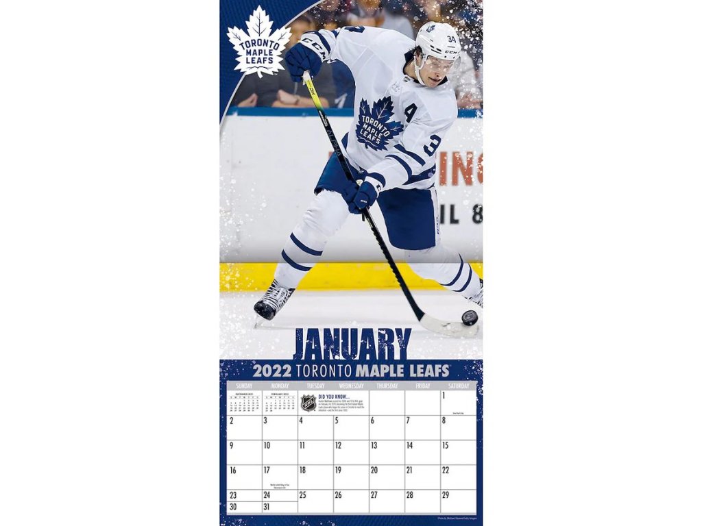 Auston Matthews 2025 Calendar Bibi Marita