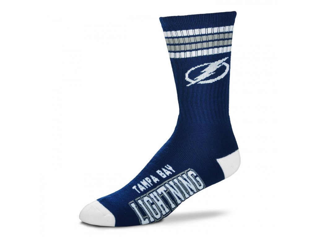 Pánské Ponožky Tampa Bay Lightning 4 Stripes Crew FandaNHL.cz