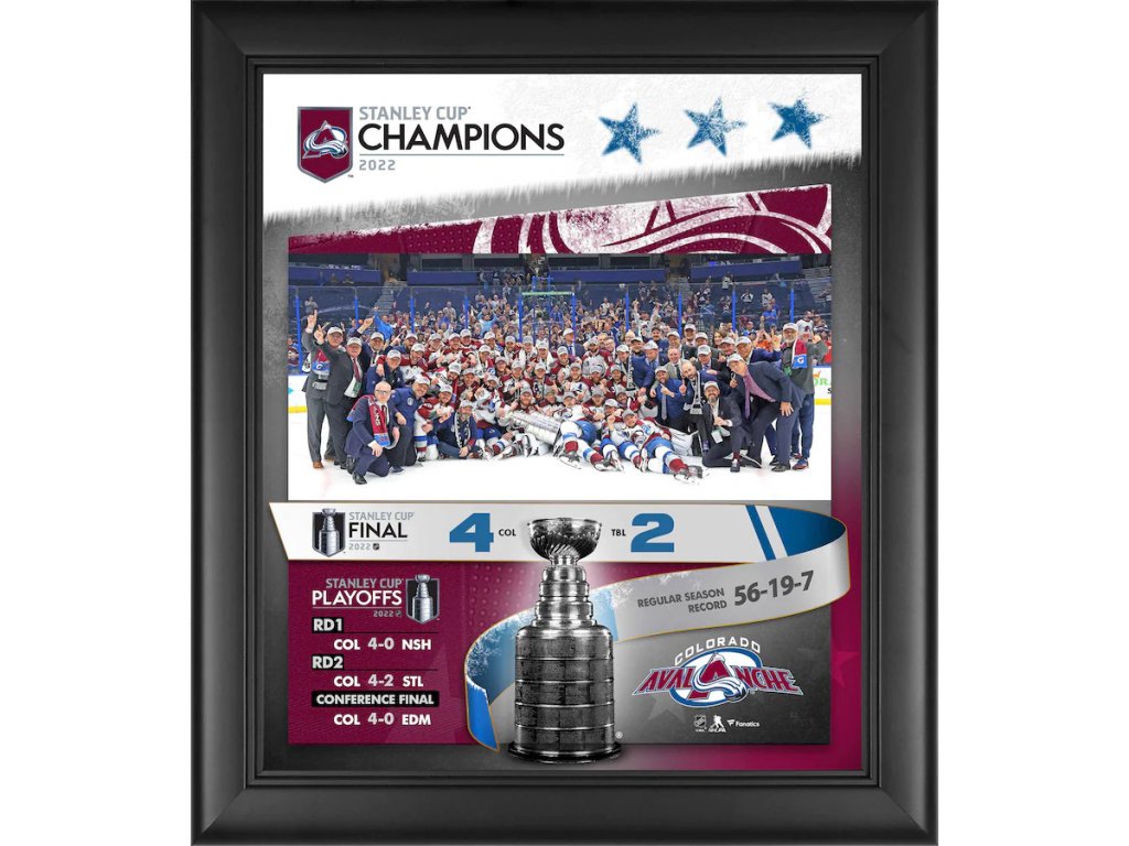3 SIZES - Colorado Avalanche Stanley Cup and Retired # Banner Decal Set Avs  2022