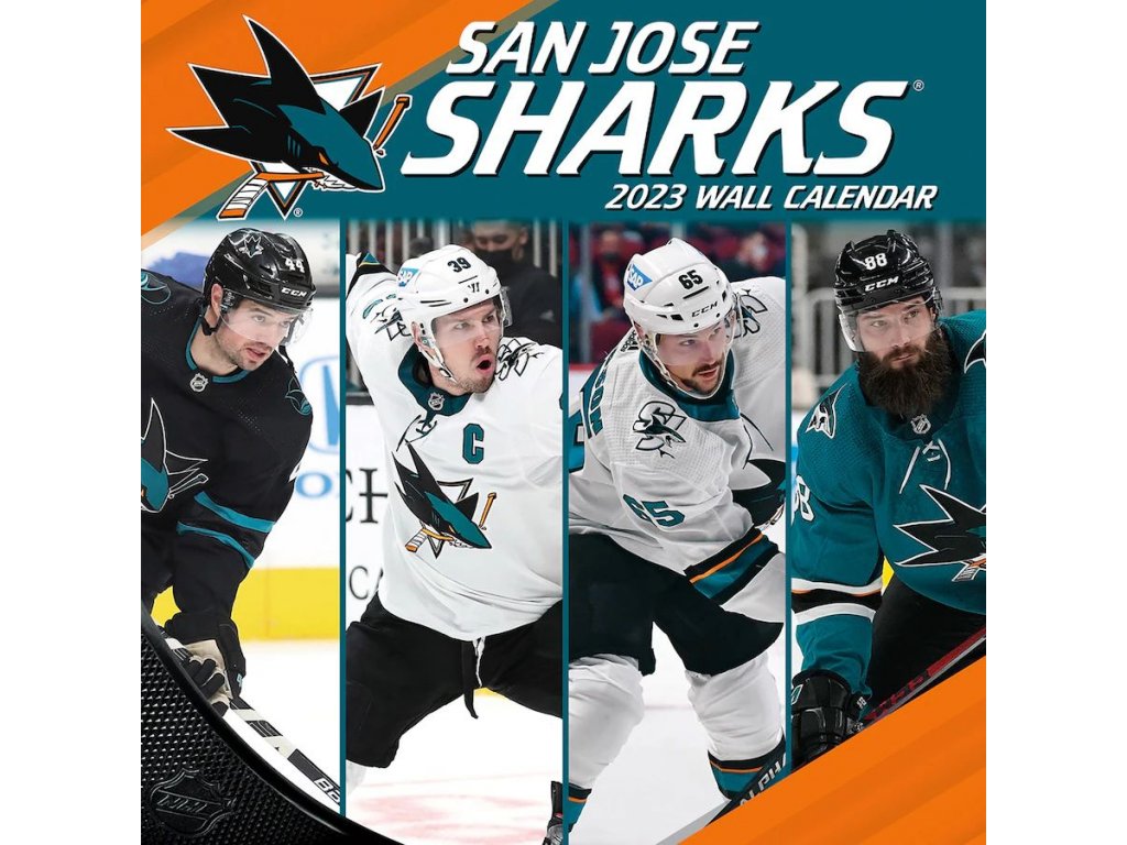 Kalendář San Jose Sharks 2023 Wall Calendar FandaNHL.cz