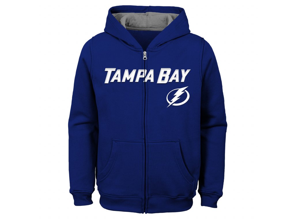 Dětská Mikina Tampa Bay Lightning Stated Full Zip Hoodie FandaNHL.cz