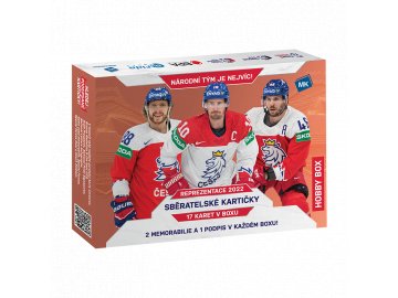 Sběratelské hokejové karty Český hokej národní tým reprezentace 2022 Hobby box