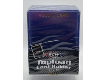 Plastový obal na hokejové karty BCW toploader 35pt Rookie Gold 25 ks