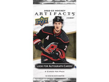 Hokejové karty NHL 2022-23 Upper Deck Artifacts Hobby Balíček