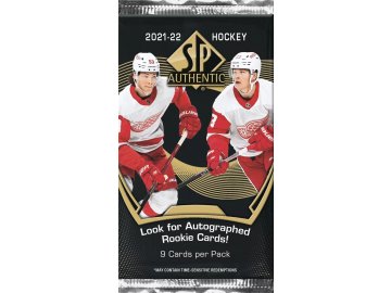 Hokejové Karty NHL 2021-22 Upper Deck SP Authentic Hobby Balíček