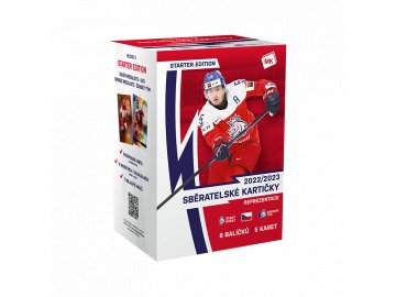 Sběratelské hokejové karty Český hokej národní tým reprezentace 2023 Blaster box