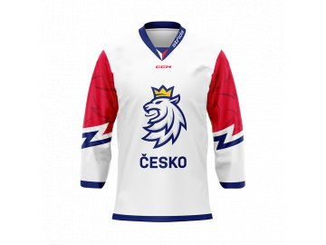 Fan dres CCM Český Hokej ČESKO - bílý Dominik Kubalík #18