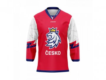 Fan dres CCM Český Hokej ČESKO - červený Dominik Kubalík #18