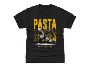 Dětské tričko Boston Bruins David Pastrňák #88  Pasta Scores WHT 500 Level