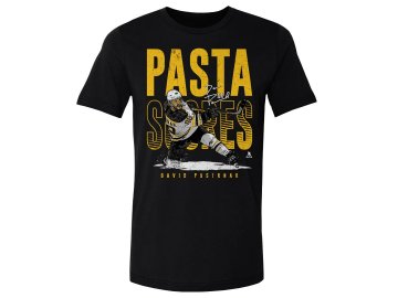 Tričko Boston Bruins David Pastrnak #88 Pasta Scores WHT 500 Level