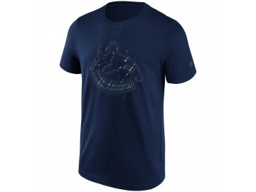 Pánské tričko Vancouver Canucks Etch T-Shirt