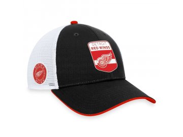 Pánská kšiltovka Detroit Red Wings Draft 2023 Podium Trucker Adjustable Authentic Pro