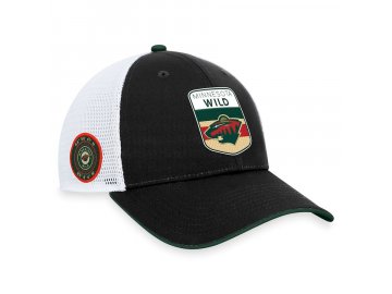 Pánská kšiltovka Minnesota Wild Draft 2023 Podium Trucker Adjustable Authentic Pro