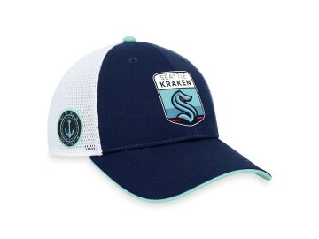 Pánská kšiltovka Seattle Kraken Draft 2023 Podium Trucker Adjustable Authentic Pro