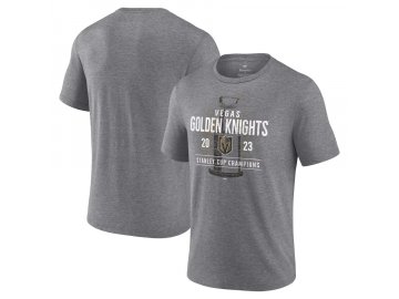 Pánské tričko Vegas Golden Knights 2023 Stanley Cup Champions Shootout Tri-Blend