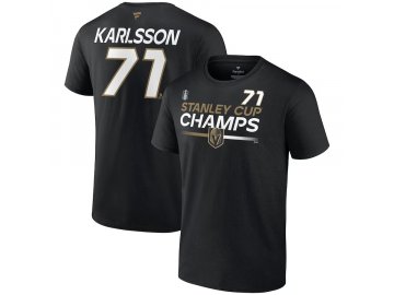 Pánské tričko Vegas Golden Knights 2023 Stanley Cup Champions Authentic Pro Name & Number