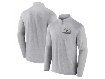 Pánská mikina Vegas Golden Knights 2023 Stanley Cup Champions Striated Quarter-Zip Pullover Top