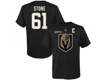 Dětské tričko Vegas Golden Knights Mark Stone 2023 Stanley Cup Champions Name & Number