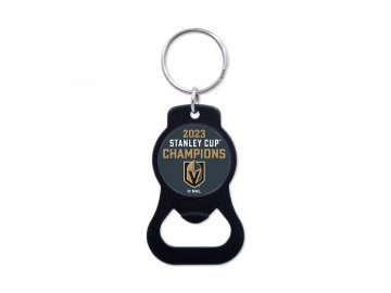 Přívěšek na klíče Vegas Golden Knights 2023 Stanley Cup Champions Bottle Opener Key Ring