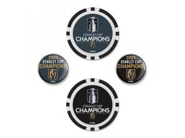 Golfová marker set Vegas Golden Knights 2023 Stanley Cup Champions Four-Pack Ball Marker Set