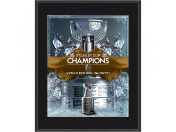 Plaketa Vegas Golden Knights 2023 Stanley Cup Champions 10.5" x 13" Champions Logo Sublimated Plaque