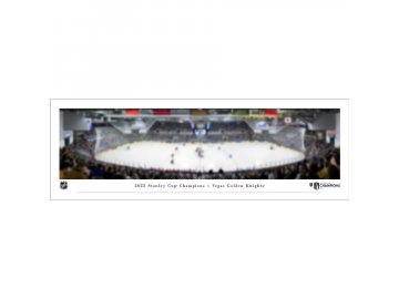 Panoramatický plakát Vegas Golden Knights 2023 Stanley Cup Champions 13.5" x 40" Panoramic Poster