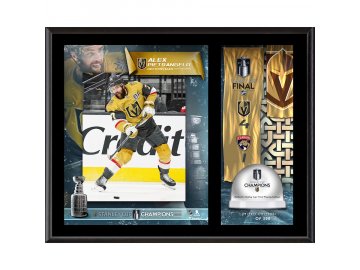 Sběratelská plaketa - koláž Vegas Golden Knights 2023 Stanley Cup Champions 12'' x 15'' Sublimated Plaque with Game-Used Ice from the 2023 Stanley Cup Final - Limited Edition of 500