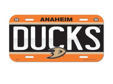 Cedule Anaheim Ducks License Plate Banner