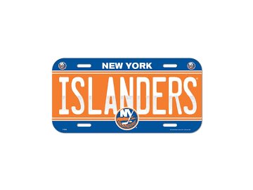 Cedule New York Islanders License Plate Banner