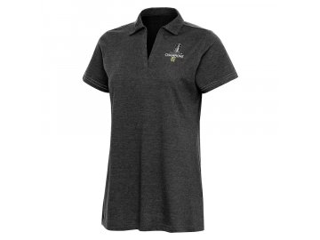 Dámské tričko Vegas Golden Knights 2023 Stanley Cup Champions Women's Black Peak Polo