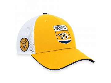 Dětská kšiltovka Nashville Predators Draft 2023 Podium Trucker Adjustable Authentic Pro