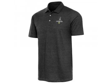 Pánské tričko Vegas Golden Knights 2023 Stanley Cup Champions Heather Black Peak Polo