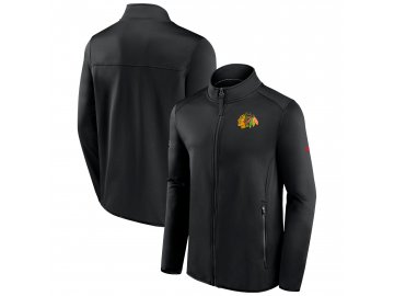 Pánská bunda Chicago Blackhawks RINK Fleece Jacket Black-Black