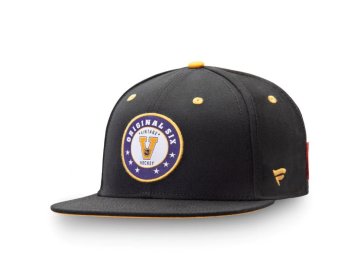 Kšiltovka NHL Original Six Fitted - Black/Gold