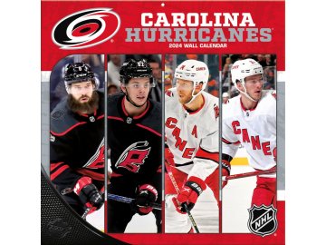 Kalendář Carolina Hurricanes 2024 Wall Calendar