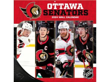 Kalendář Ottawa Senators 2024 Wall Calendar