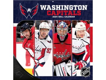 Kalendář Washington Capitals 2024 Wall Calendar