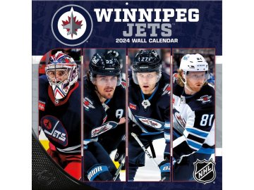 Kalendář Winnipeg Jets 2024 Wall Calendar