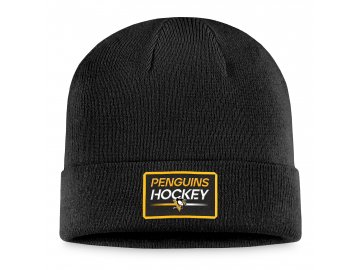 Pánská zimní čepice Pittsburgh Penguins Authentic Pro Prime Cuffed Beanie