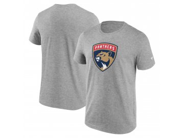 Pánské tričko Florida Panthers Primary Logo Graphic T-Shirt Sport Gray Heather