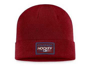 Pánská zimní čepice Colorado Avalanche Authentic Pro Prime Cuffed Beanie