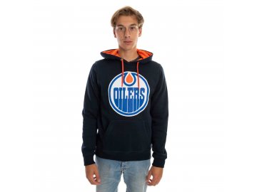 Pánská mikina Edmonton Oilers Core ’47 BALLPARK Pullover Hood Fall Navy