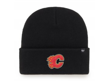 Zimní čepice Calgary Flames Haymaker ’47 CUFF KNIT Black