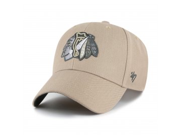 Pánská kšiltovka Chicago Blackhawks Sure Shot Snapback '47 MVP Khaki