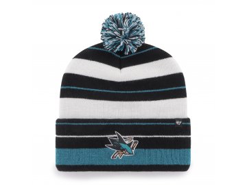 Zimní čepice San Jose Sharks Power Line '47 CUFF KNIT Black