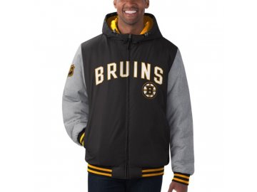 Pánská Bunda Boston Bruins Cold Front Polyfilled Padded Jacket w. Hood